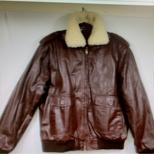 CLEARANCE Vintage Charles Klein Bomber Jacket with Removable Collar